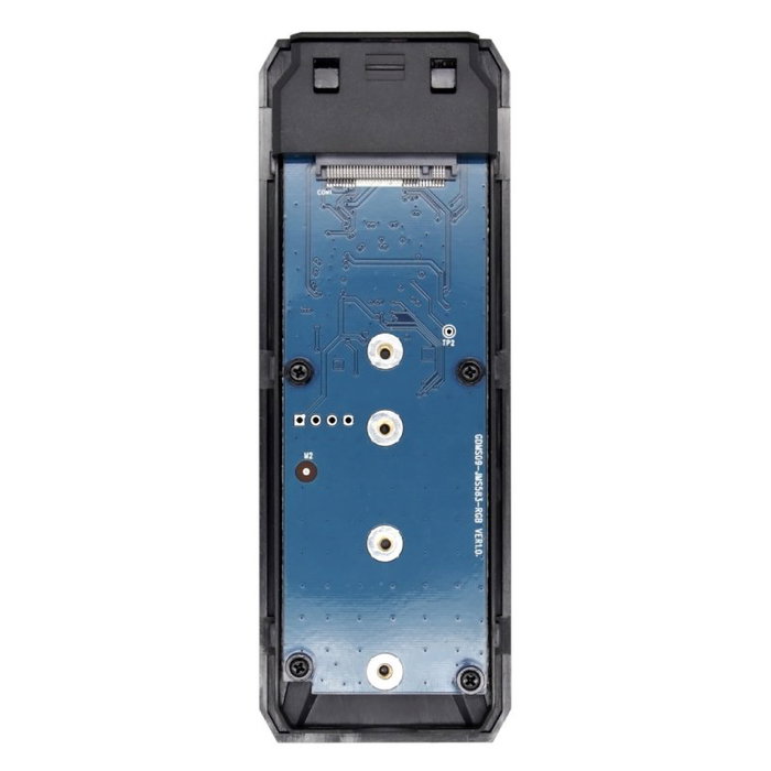 Aisens Caja Externa M.2 NVMe RGB Gaming ASM2-RGB013B USB 3.2 Gen2 Negra